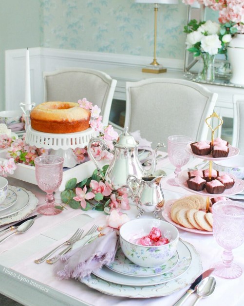 Pink-Themed Tea Party Ideas