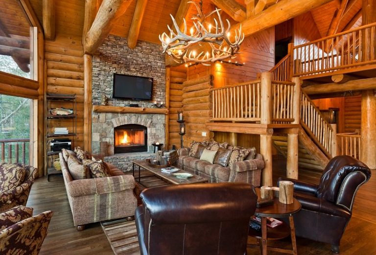 10+ Impressive Log Cabin Interior Designs For Your Home