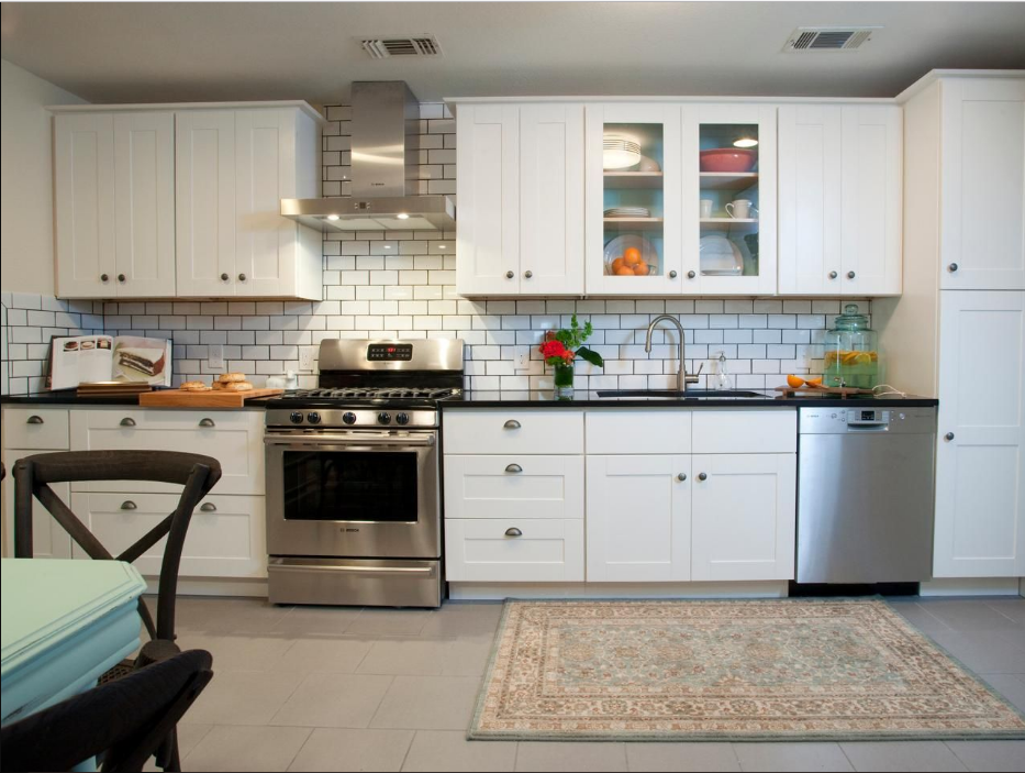 White Subway Tile Backsplash 