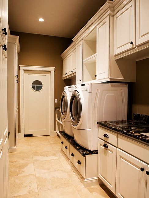 Laundry Room with Sweet Cabinetry