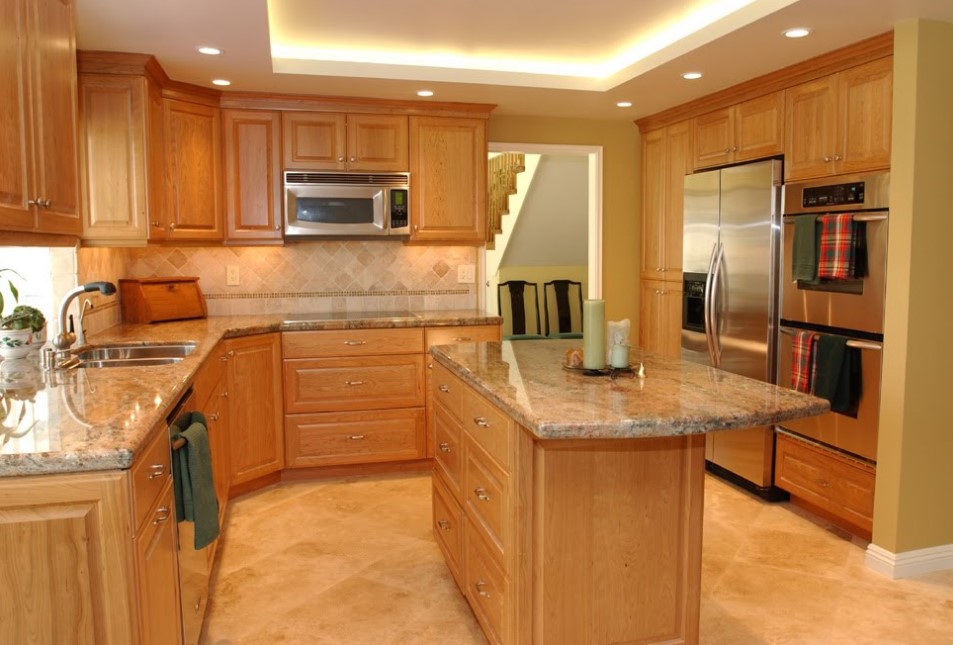 Light Cherry Kitchen Cabinets