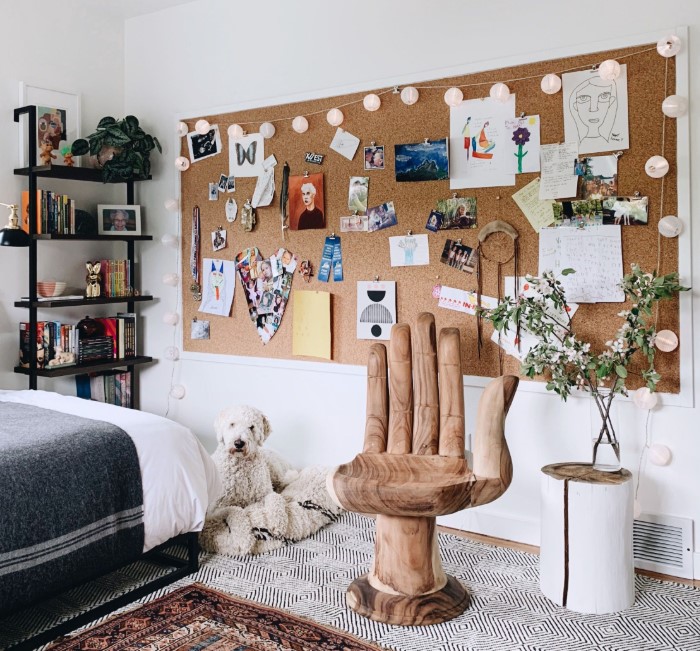 Bedroom Cork Board