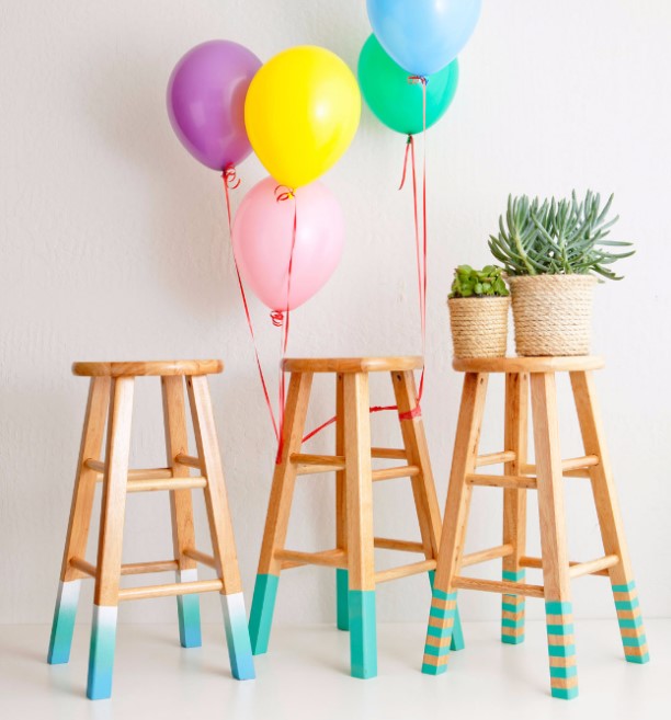 Color Dipped Stools