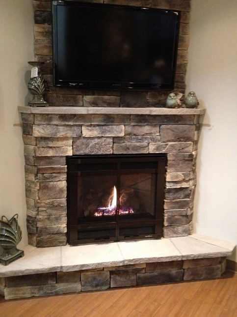 Corner Electric Fireplace