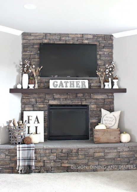 Corner Fireplace Mantel