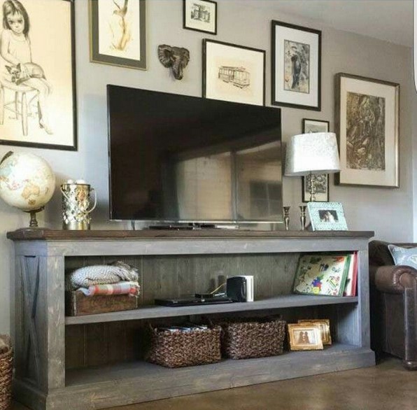 Farmhouse Style TV Console