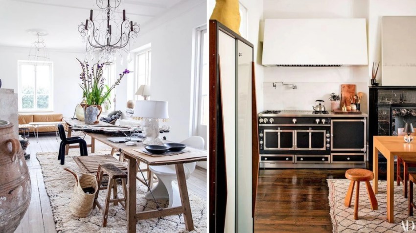 Kitchen Rugs Under Dining Table