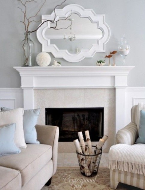 Neutral Beauty Tail Fireplace