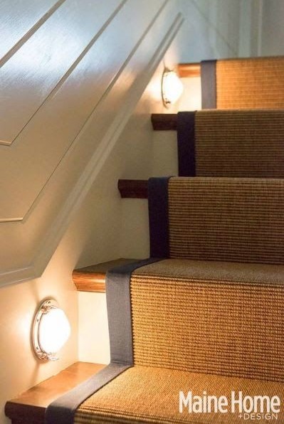 Nautical Stairway Lighting Ideas