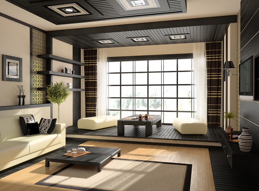 Japanese hall interior design