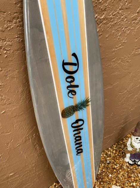 Personalized Surfboard Sign