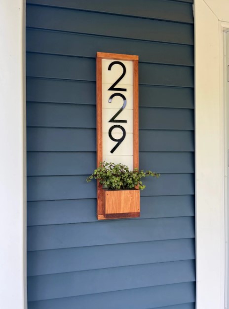 Shiplap-Inspired Sign